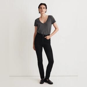 Madewell Black NM780 Petite Stovepipe Jeans Size 28 P